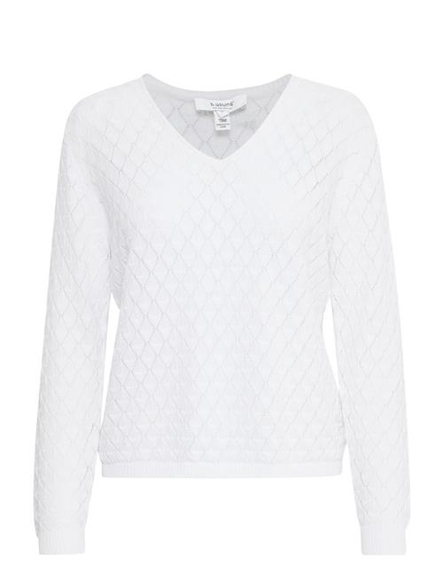 b.young Bynaski Vneck 2 - B.young White