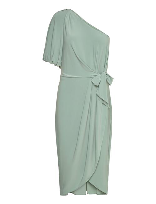 Lauren Ralph Lauren Jersey Tie-Waist Balloon-Sleeve Dress Lauren Ralph Lauren Green