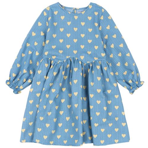 Se Konges Sløjd Vida Kjole Aisuru Blue | Blå | 18 months ved Babyshop