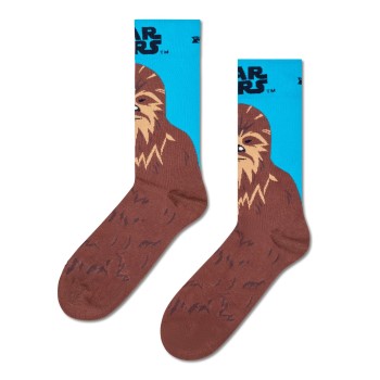 Happy socks Strømper Star Wars Chewbacca Sock Brun bomuld Str 36/40