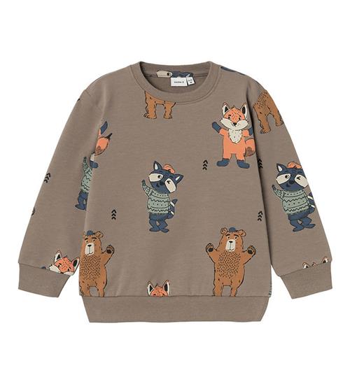 Se Name It Name It Sweatshirt - NmmOlander - Leafless Tree ved KidsWorld