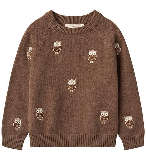 Fliink Fliink Bluse - Alon Owl - Pullover - Carafe