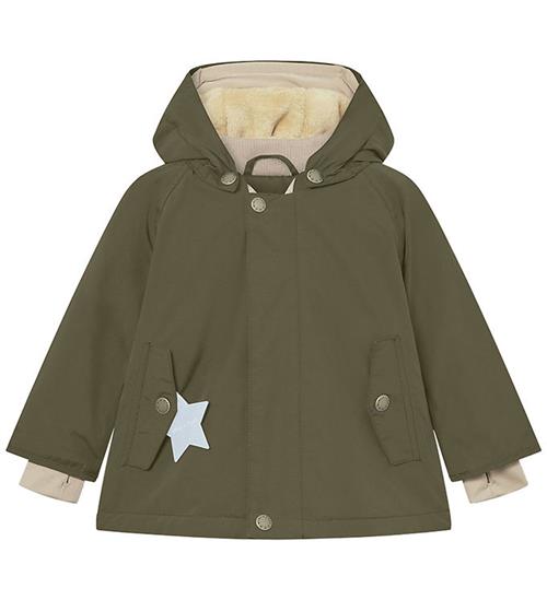 Mini A Ture Mini A Ture Vinterjakke - Matwally Fleece - Olive Night