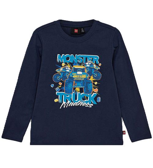 Se LEGOÂ® Wear LEGOÂ® City Bluse - LWTano - Dark Navy m. Print ved KidsWorld