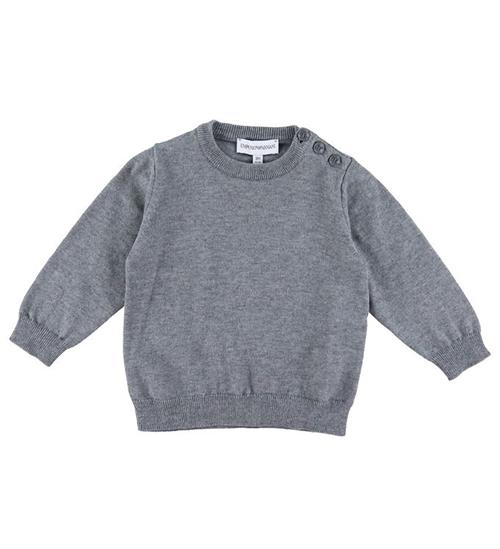 Se Emporio Armani Bluse - Strik - GrÃ¥meleret ved KidsWorld