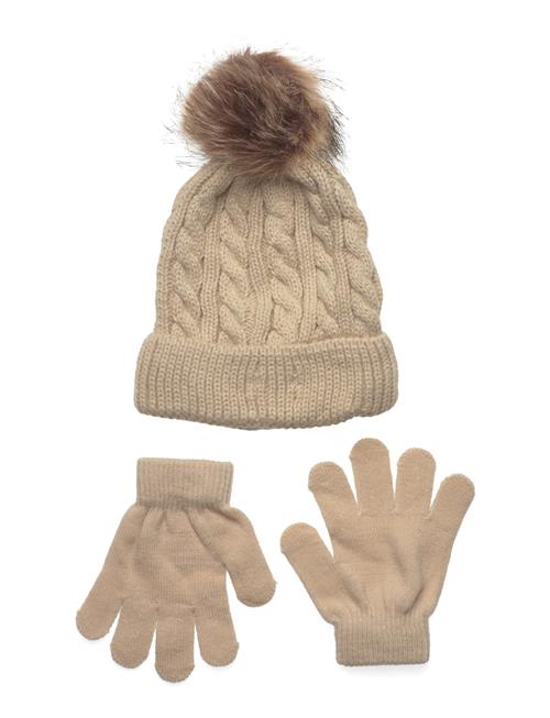 Beanie And Gloves Set Sofie Schnoor Baby And Kids Beige