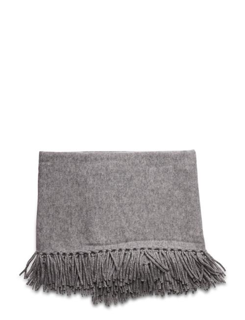 Scarf Fringes Davida Cashmere Grey