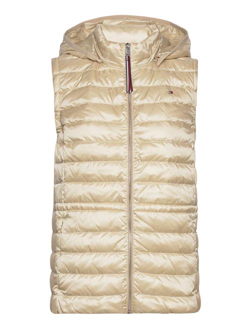 Se Tommy Hilfiger Feminine Lw Down Vest Tommy Hilfiger Beige ved Booztlet