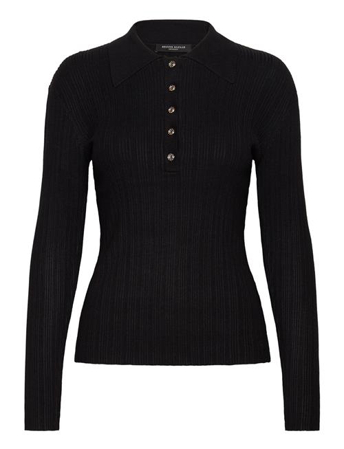 Se Bruuns Bazaar Anem Bbcathrin Knit Blouse Bruuns Bazaar Black ved Booztlet