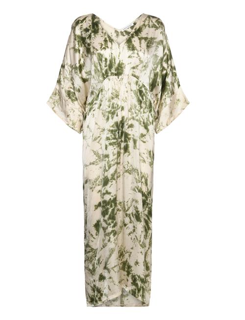 Rabens Saloner Fracture Kaftan Dress - Lucca Rabens Sal R Green