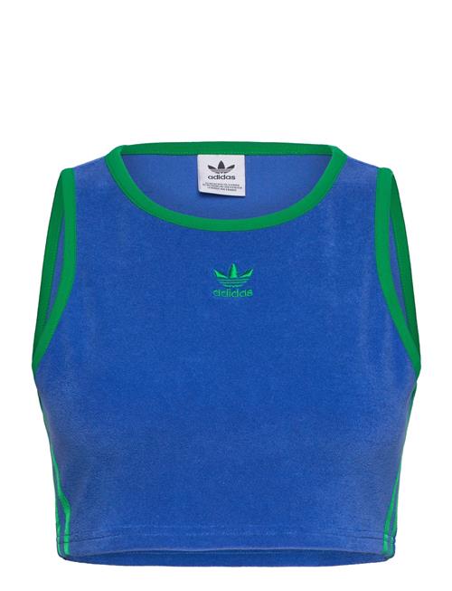 Terry Crop Tank Adidas Originals Blue