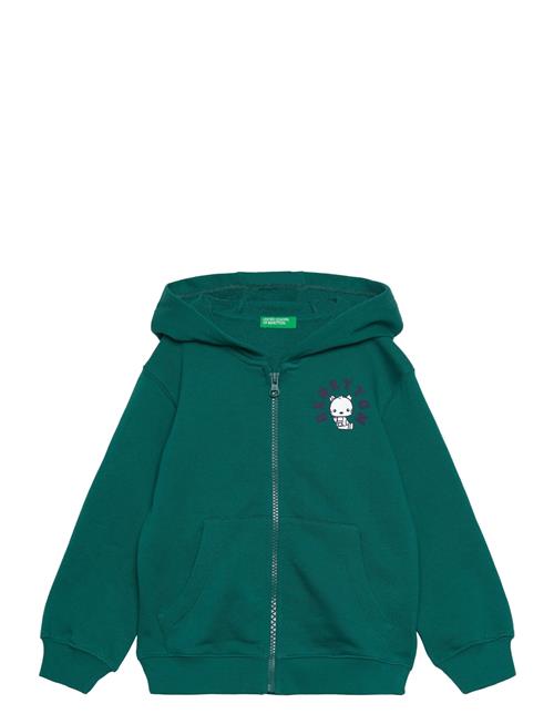 Jacket W/Hood L/S United Colors Of Benetton Green