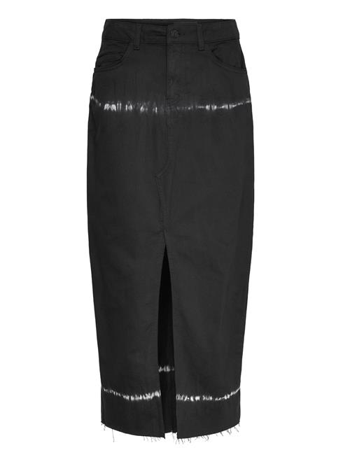 NOISY MAY Nmkath Nw Tie Die Long Skirt Vi490Bl NOISY MAY Black