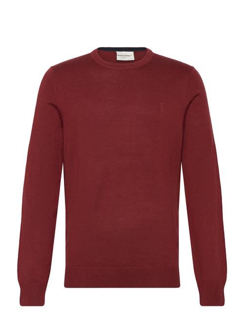 Se Bruun & Stengade Bs Jupiter Regular Fit Knitwear Bruun & Stengade Red ved Booztlet