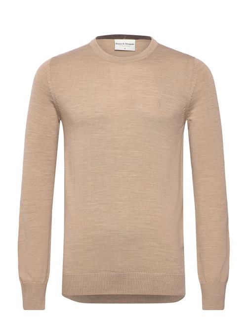 Se Bruun & Stengade Bs Jupiter Regular Fit Knitwear Bruun & Stengade Beige ved Booztlet