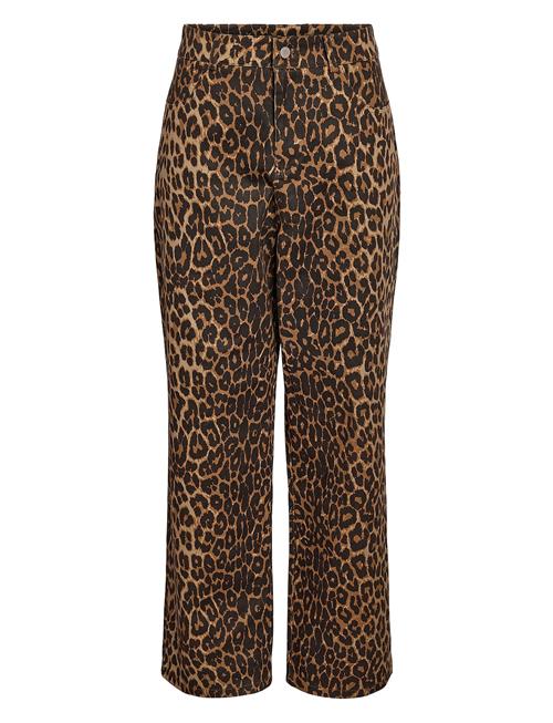 NOISY MAY Nmanneke N/W Straight Leo Pant NOISY MAY Brown