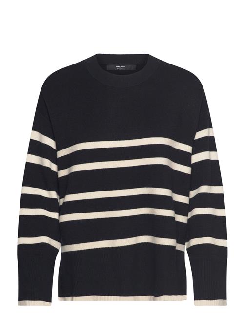 Se Vero Moda Maternity Vmmsaba Ls O-Neck Stripe Pullover Ga Vero Moda Maternity Black ved Booztlet