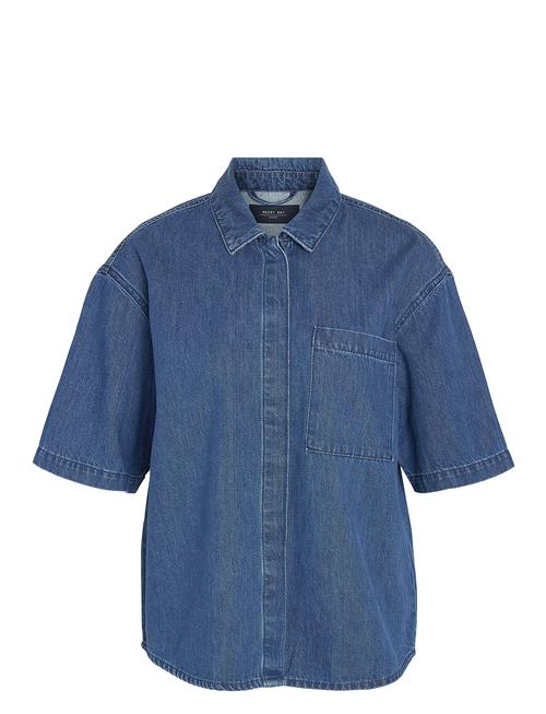 NOISY MAY Nmelsa S/S Loose Shirt Vi497Mb NOISY MAY Blue