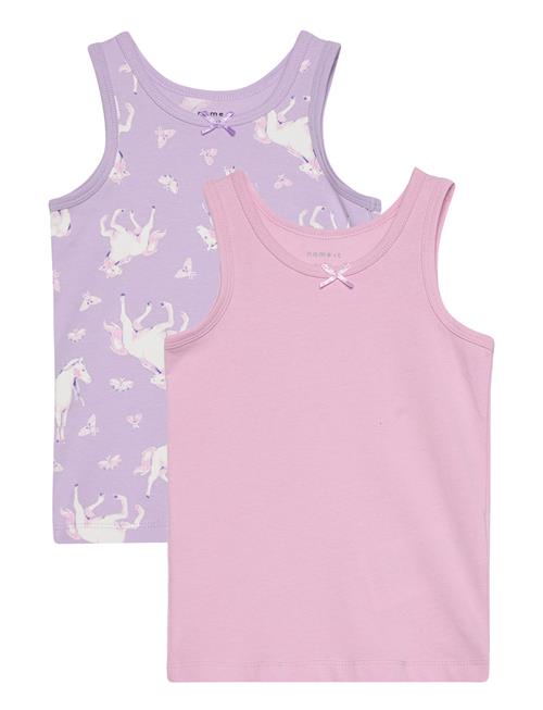 name it Nmftank Top 2P Pastel Lilac Horse Noos Name It Purple