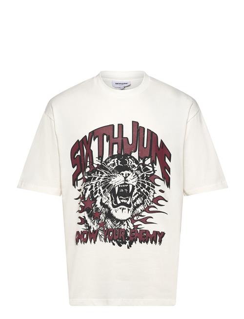 SIXTH JUNE Vintage Tiger Print Ss Tshirt SIXTH JUNE White