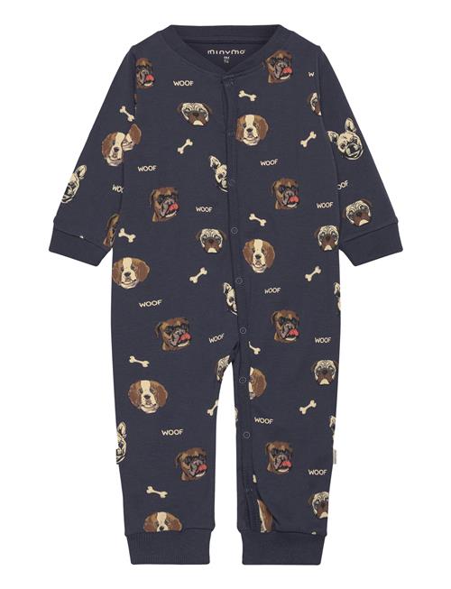 Minymo Nightsuit Ls Aop Minymo Navy