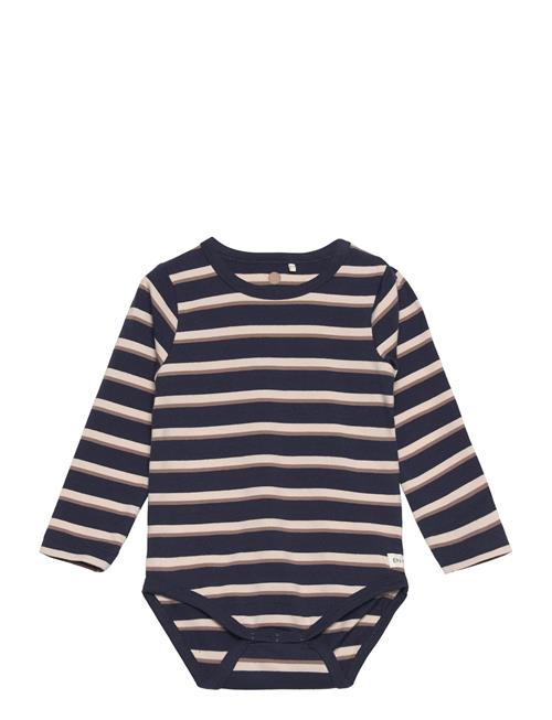 En Fant Body Ls Stripe En Fant Patterned