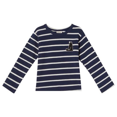 Se Kuling GOTS Athens Stribet Langærmet T-shirt Navyblå | Marine blå | 86/92 cm ved Babyshop