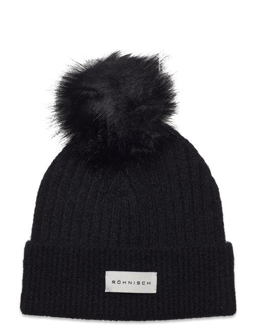 Pom Rib Beanie Röhnisch Black