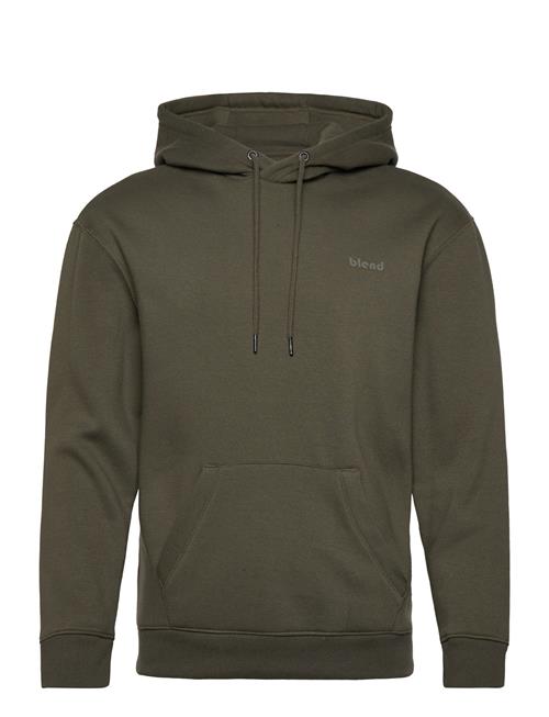 Se Blend Bhdownton Hood Sweat Noos Blend Khaki ved Booztlet