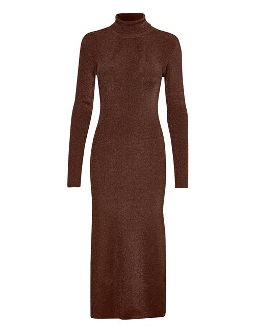 Gestuz Silvigz Ls Long Dress Gestuz Brown