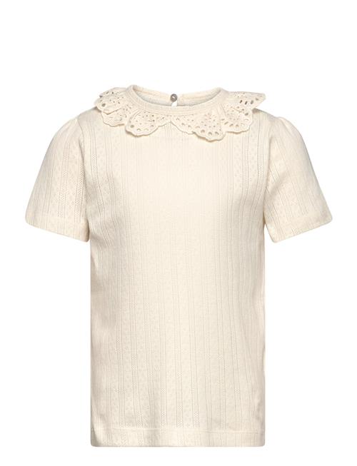 En Fant T-Shirt Ss Pointelle En Fant Cream