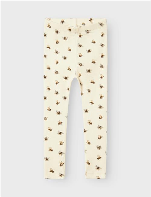 Se Lil'Atelier Nmngavo Kye Slim Leggings Lil Lil'Atelier Cream ved Booztlet