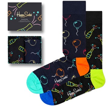 Happy socks Strømper 2P You Did It Socks Gift Set Flerfarvet bomuld Str 41/46