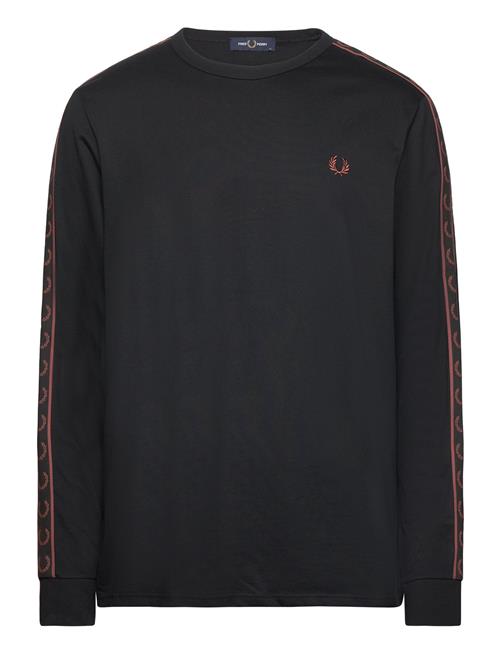 Fred Perry L/S Laured Taped Tee Fred Perry Black