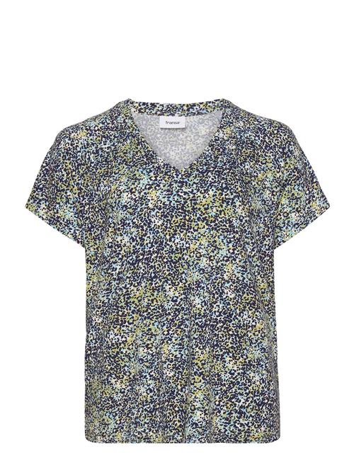 Fpfloral Tee 1 Fransa Curve Navy