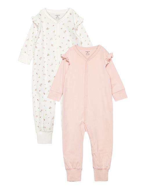 Lindex Pyjamas Frill 2 Pack Lindex Pink