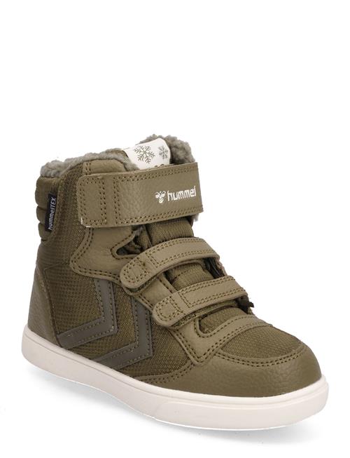 Hummel Stadil Super Poly Boot Mid Tex Jr Hummel Khaki