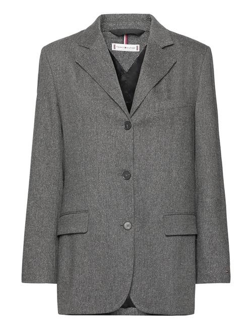 Tommy Hilfiger Relaxed Neppy Wool Sb Blazer Tommy Hilfiger Grey