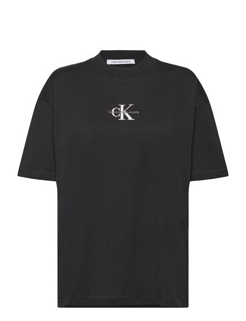 Calvin Klein Jeans Monologo Boyfriend Tee Calvin Klein Jeans Black