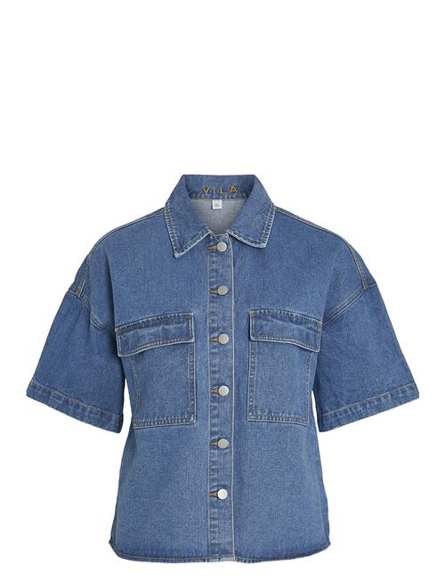 Vila Vimaya 2/4 Denim Shirt #2 /1 Vila Blue