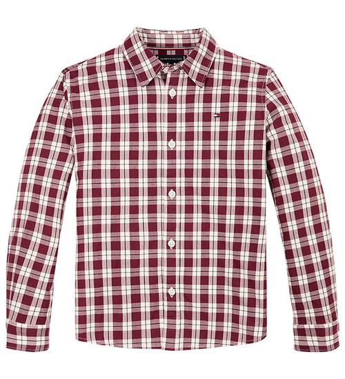 Tommy Hilfiger Tommy Hilfiger Skjorte - Small Check Regular - Rouge Buffalo Che