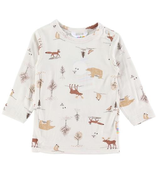 Se Joha Bluse - Uld - Lys Beige ved KidsWorld