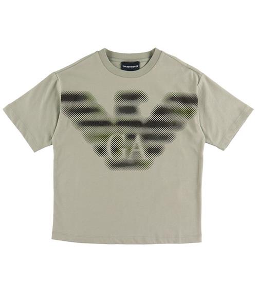 Emporio Armani Emporio Armani T-shirt - Dried Sage/Sort m. Logo