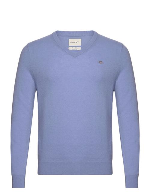 GANT Extrafine Lambswool V-Neck GANT Blue