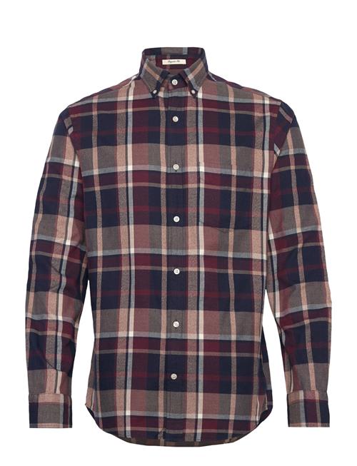 GANT Reg Jaspe Check Shirt GANT Navy