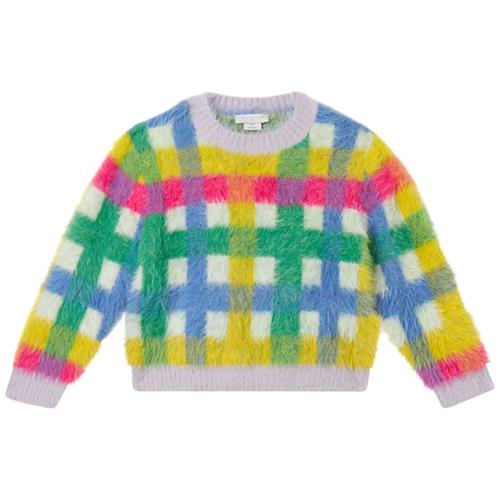 Stella McCartney Kids Strikket Trøje Multifarvet | Blå | 4 years