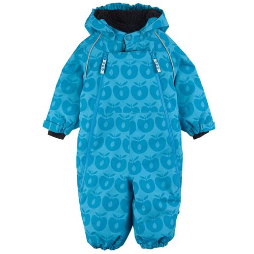 Se Småfolk Mønstret Flyverdragt Blue Atoll | Blå | 3-4 years ved Babyshop