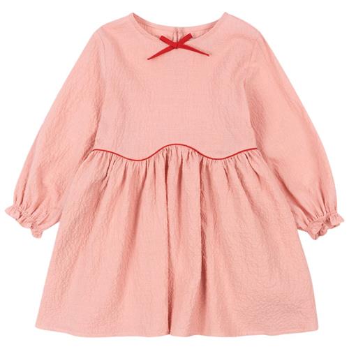 Se Konges Sløjd Ava Kjole Mellow Rose | Lyserød | 12 months ved Babyshop