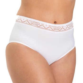 Se Miss Mary of Sweden Miss Mary Breeze High Waist Maxi Brief Trusser Hvid 50 Dame ved Timarco