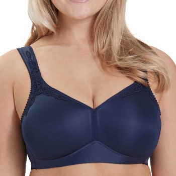 Se Miss Mary of Sweden Miss Mary Smoothly Moulded Soft Bra Bh Mørkblå E 95 Dame ved Timarco